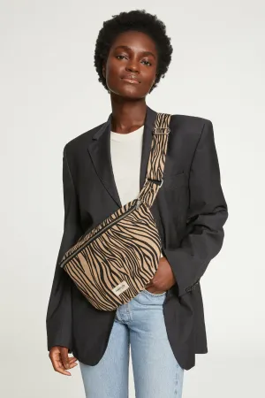 Custine XL the waist bag - Recycled cotton Zebra