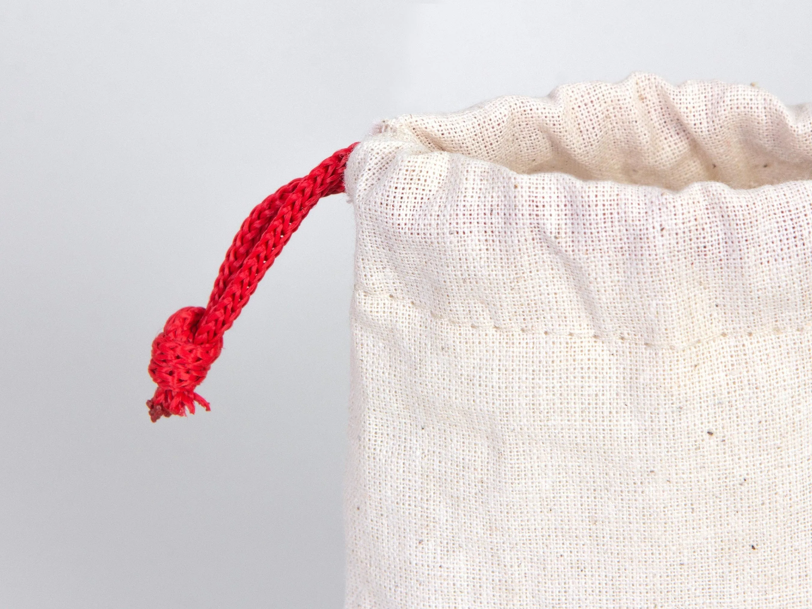 Custom Drawstring Bags -  4"W x 5"H  (10 cm x 13 cm) -  Wedding Favor Bags - Cotton Drawstring Bags