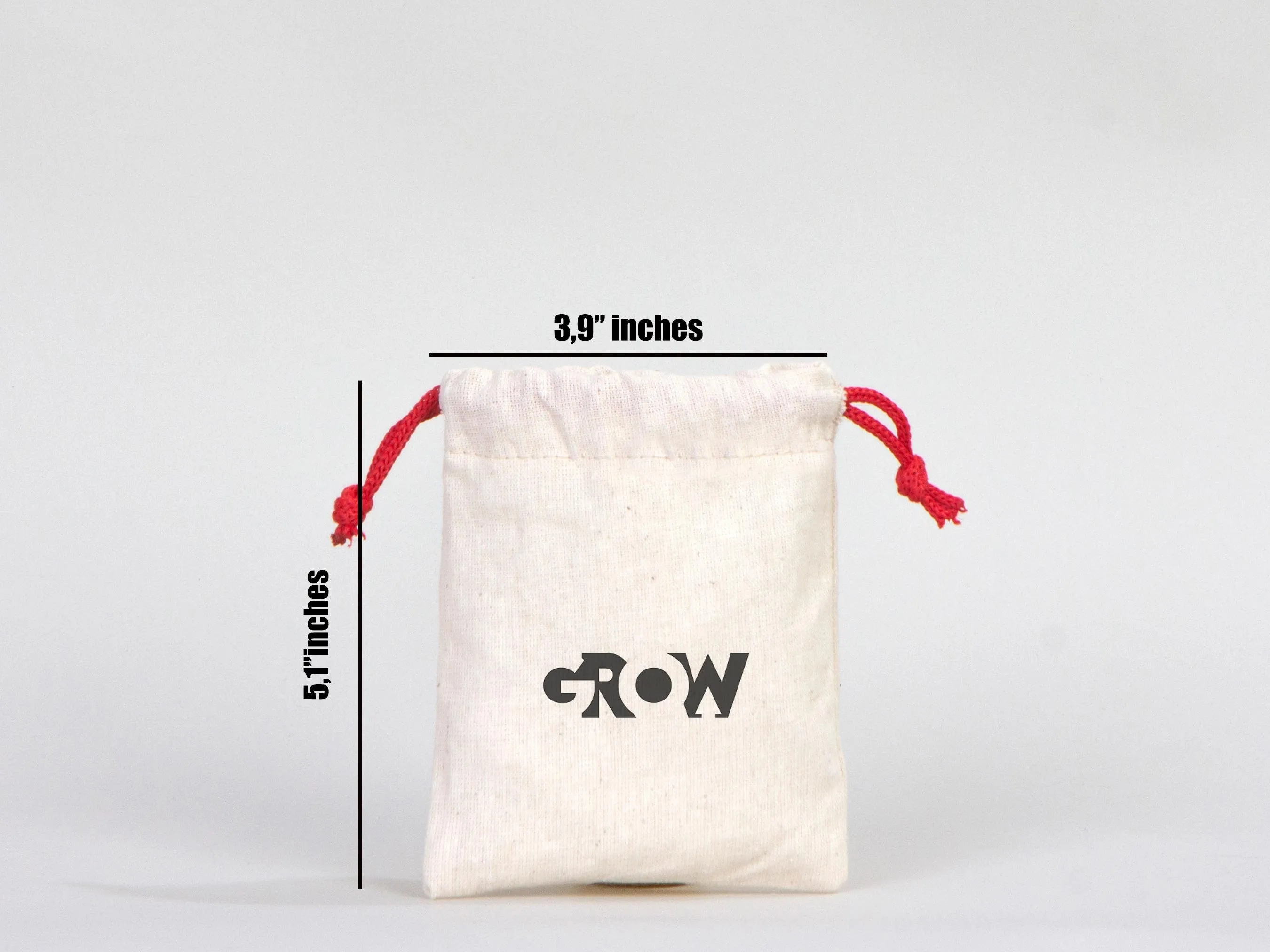 Custom Drawstring Bags -  4"W x 5"H  (10 cm x 13 cm) -  Wedding Favor Bags - Cotton Drawstring Bags