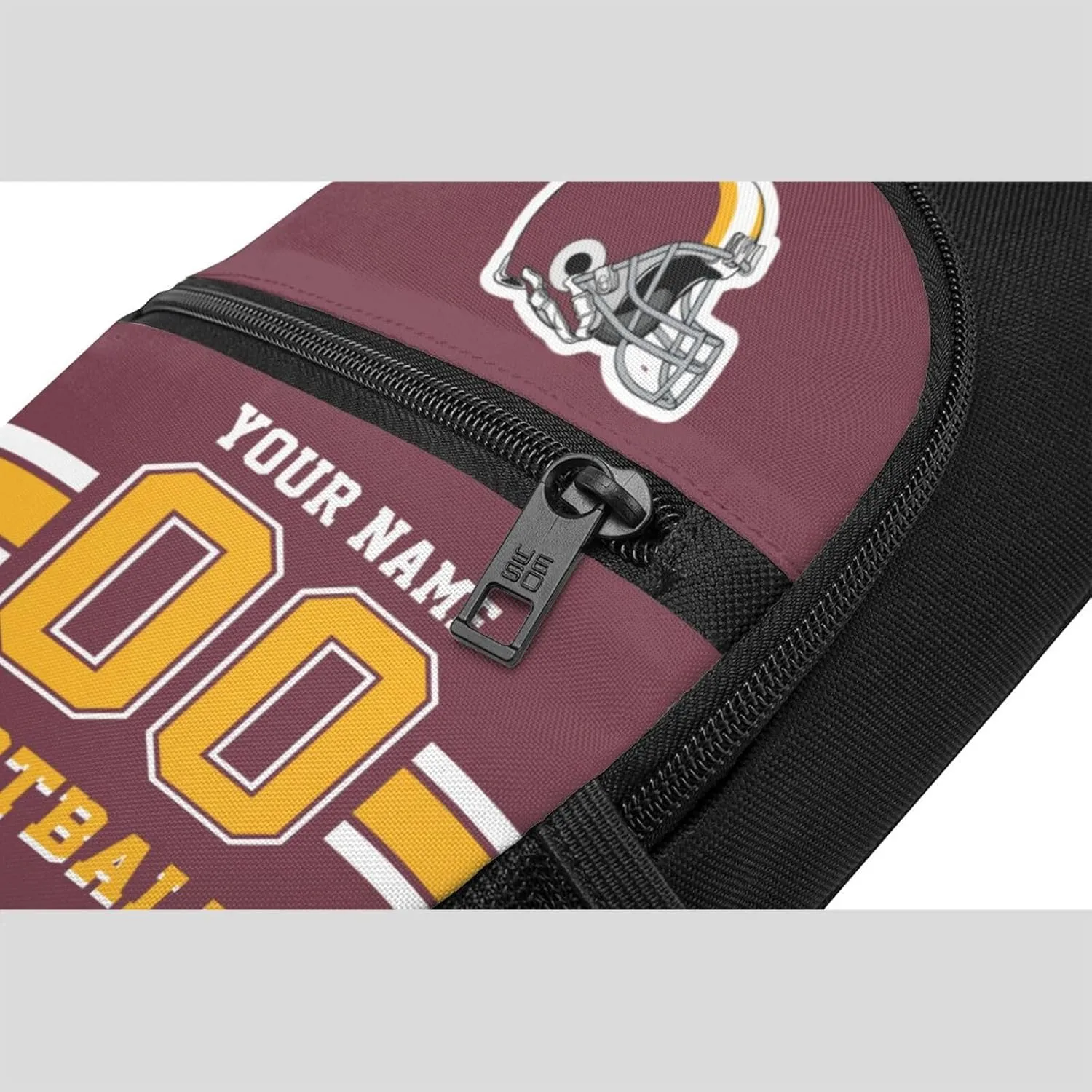 Custom Sling Bag, Personalized Crossbody Bags with Name and Number, Customize Sling Shoulder Backpack