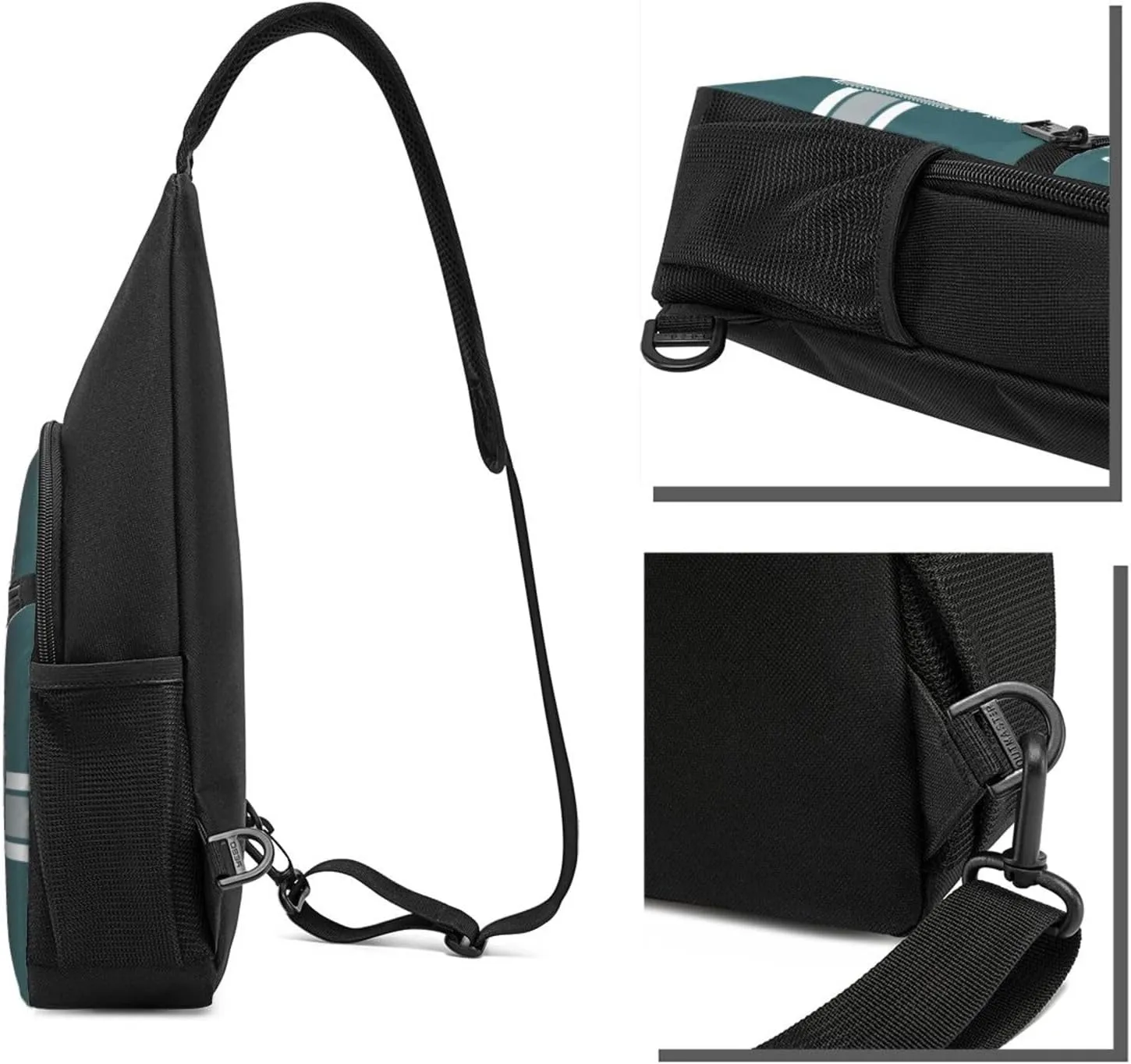 Custom Sling Bag, Personalized Crossbody Bags with Name and Number, Customize Sling Shoulder Backpack