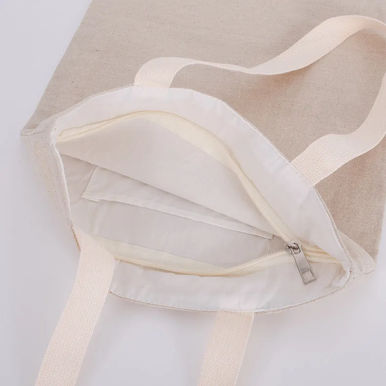 Custom Zipper Tote Bags-Personalized Tote Bags With Your Logo