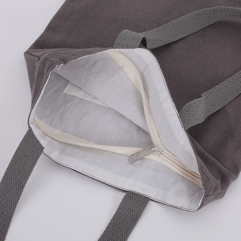 Custom Zipper Tote Bags-Personalized Tote Bags With Your Logo