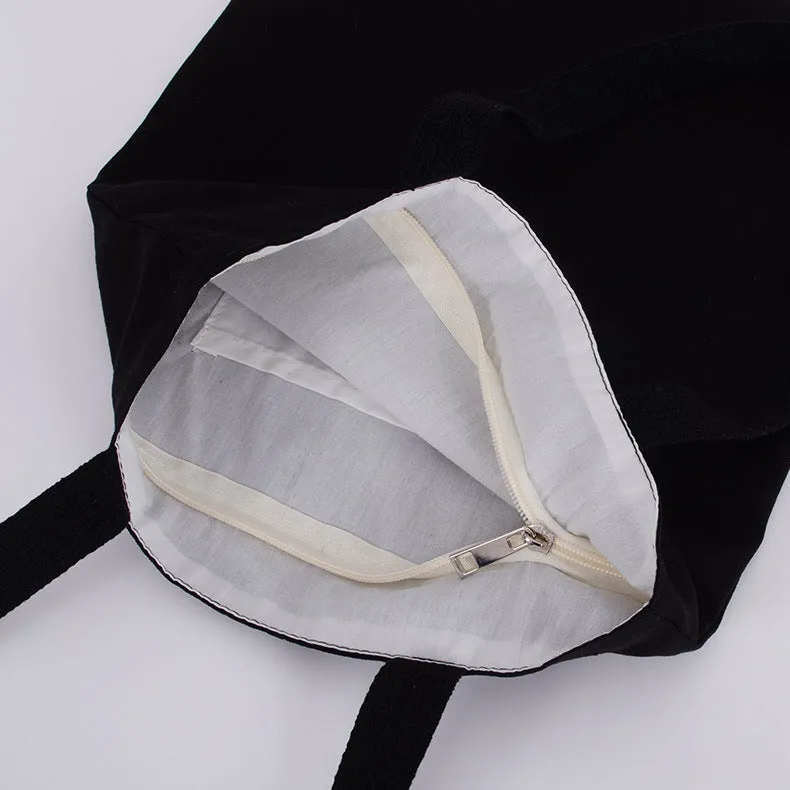 Custom Zipper Tote Bags-Personalized Tote Bags With Your Logo