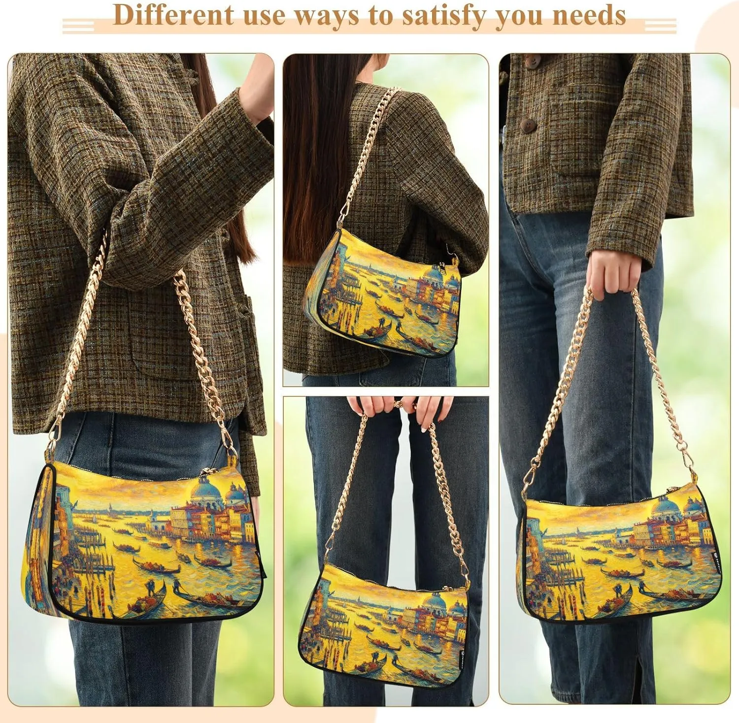 Cute Cartoon Frog Big Eyes Purse with Zipper, Trendy Bags for Women
