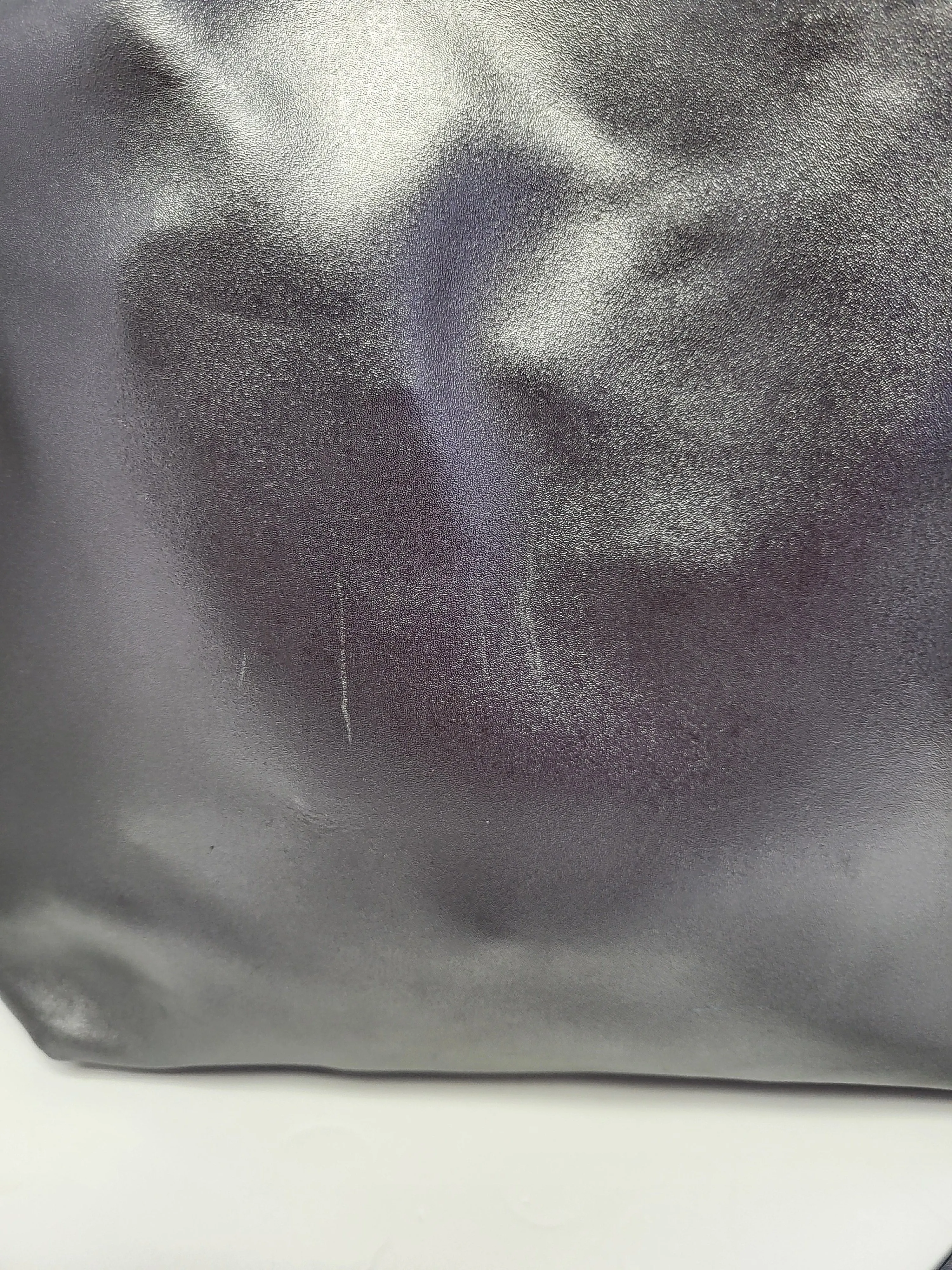 Danier Metallic Silver Bag