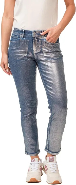 DEAR JOHN Blaire Womens Straight Leg Jeans Mid Rise Ankle Inseam