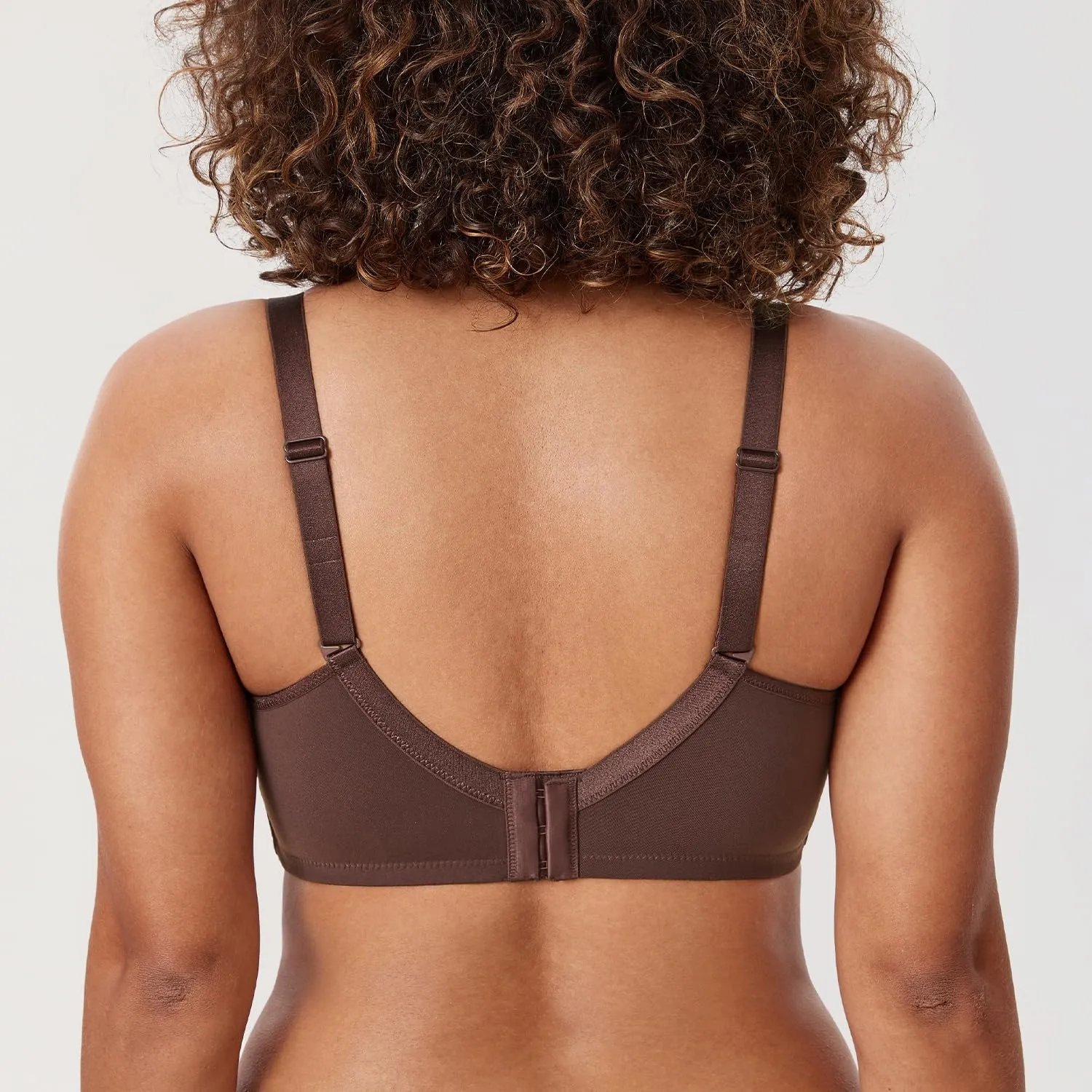 DELIMIRA Women's Mastectomy Pockets Wireless Post-Surgery Plus Size Cotton Sleep Bralette Bra