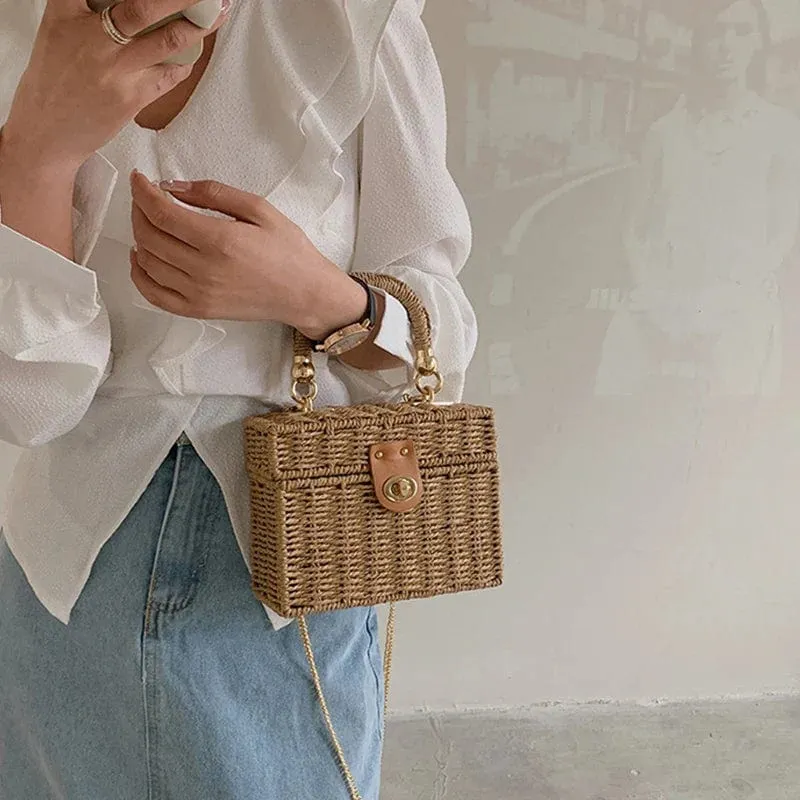 Designer Rattan Bag