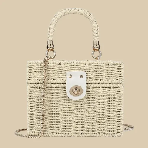 Designer Rattan Bag