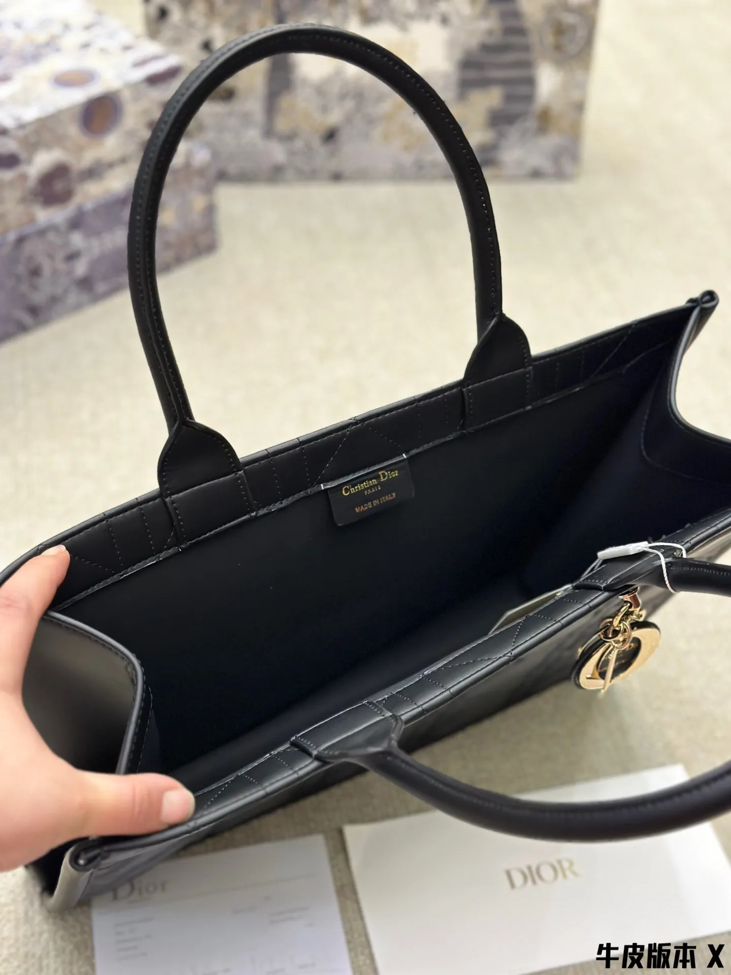 Dior black handbag shoulder bag crossbody bag