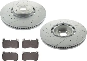 Disc Brake Rotors Brake Pads Replacement Parts For Mercedes Benz GLE53 AMG 21-24 Red Brembo Calipr