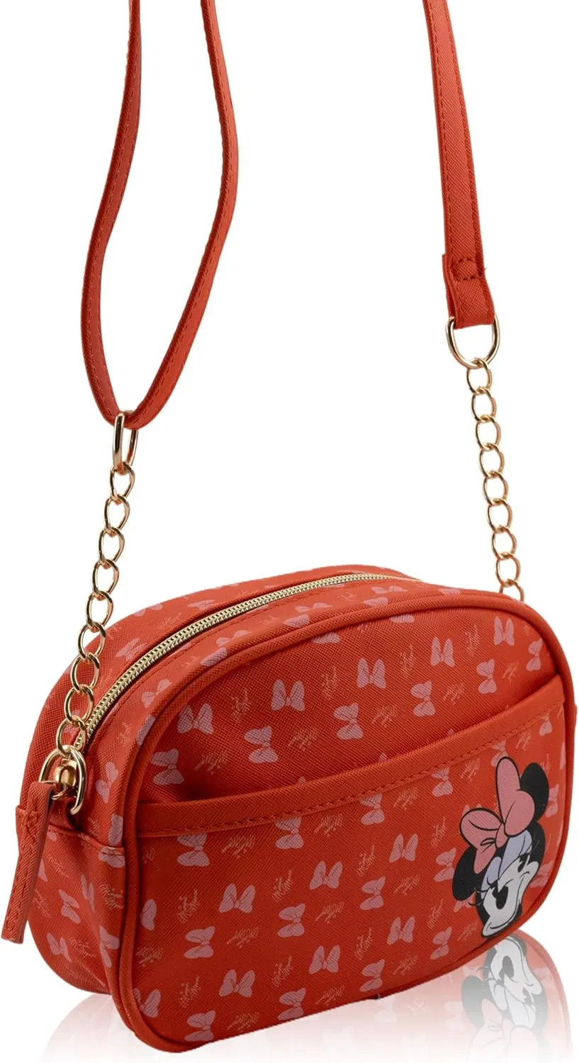 Disney Sanrio Bluey Purse Crossbody Handbag for Women | Metallic Vinyl Women's Shoulder Handbag