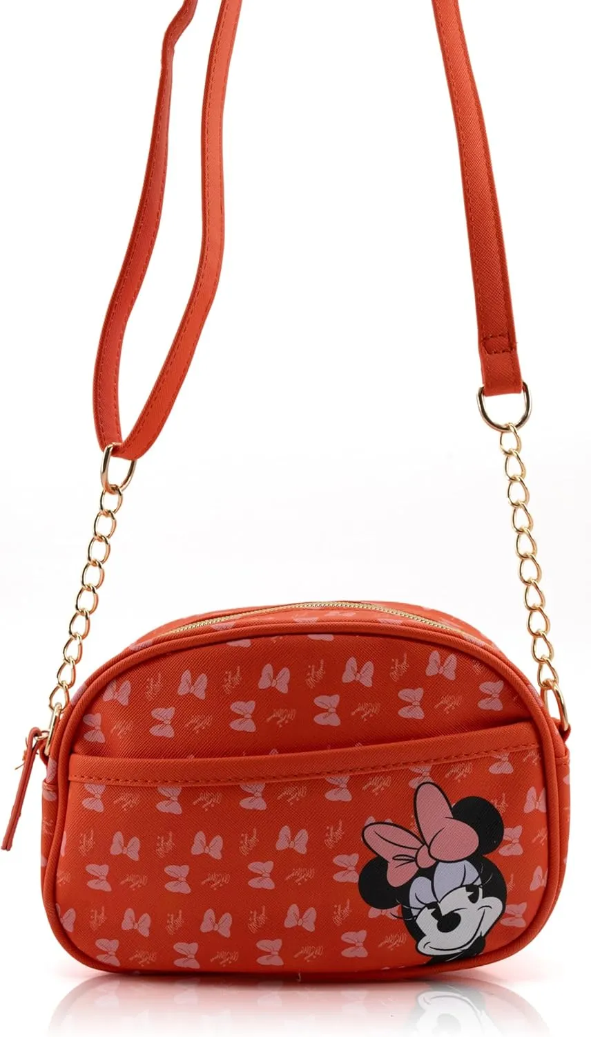 Disney Sanrio Bluey Purse Crossbody Handbag for Women | Metallic Vinyl Women's Shoulder Handbag