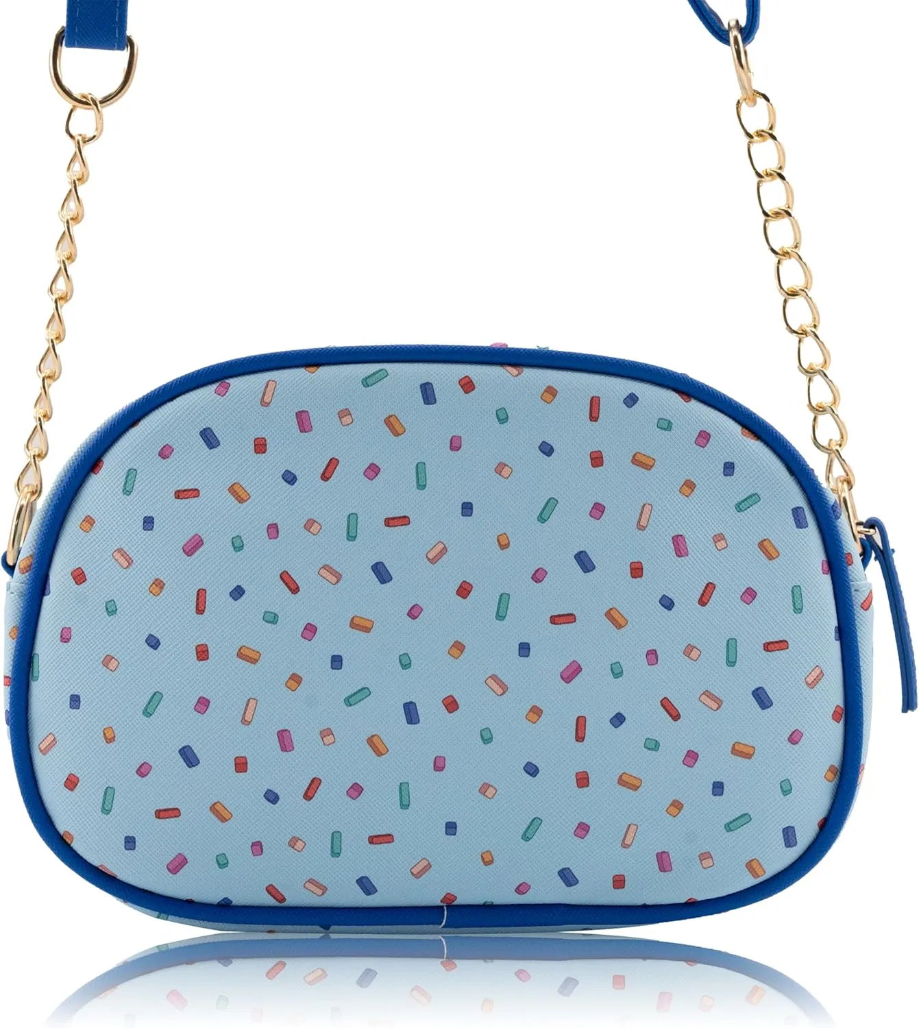 Disney Sanrio Bluey Purse Crossbody Handbag for Women | Metallic Vinyl Women's Shoulder Handbag