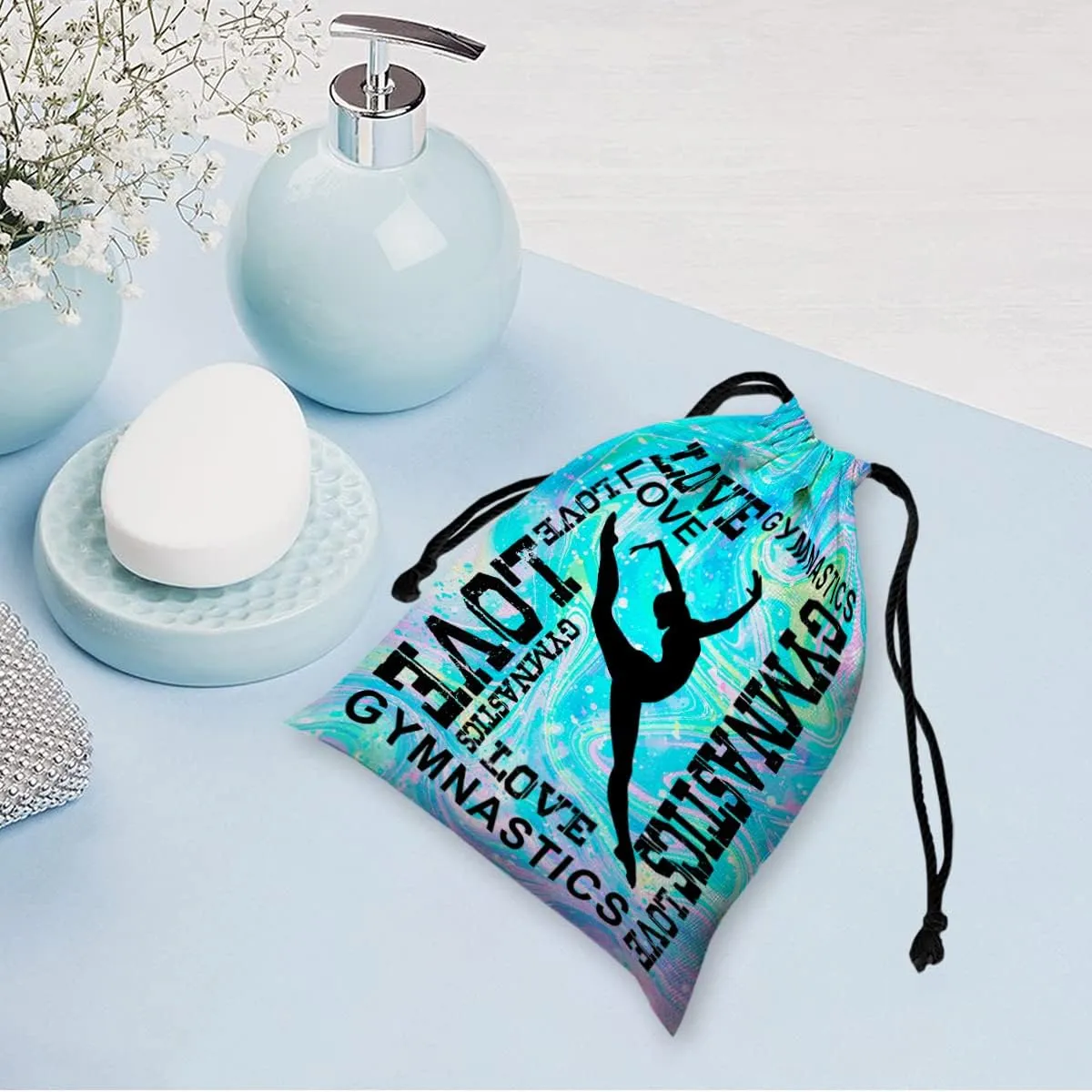Drawstring Grip Bags For Womens Water Resistant Drawstring Bag Gym Storage Pouch For Sports Party Favors