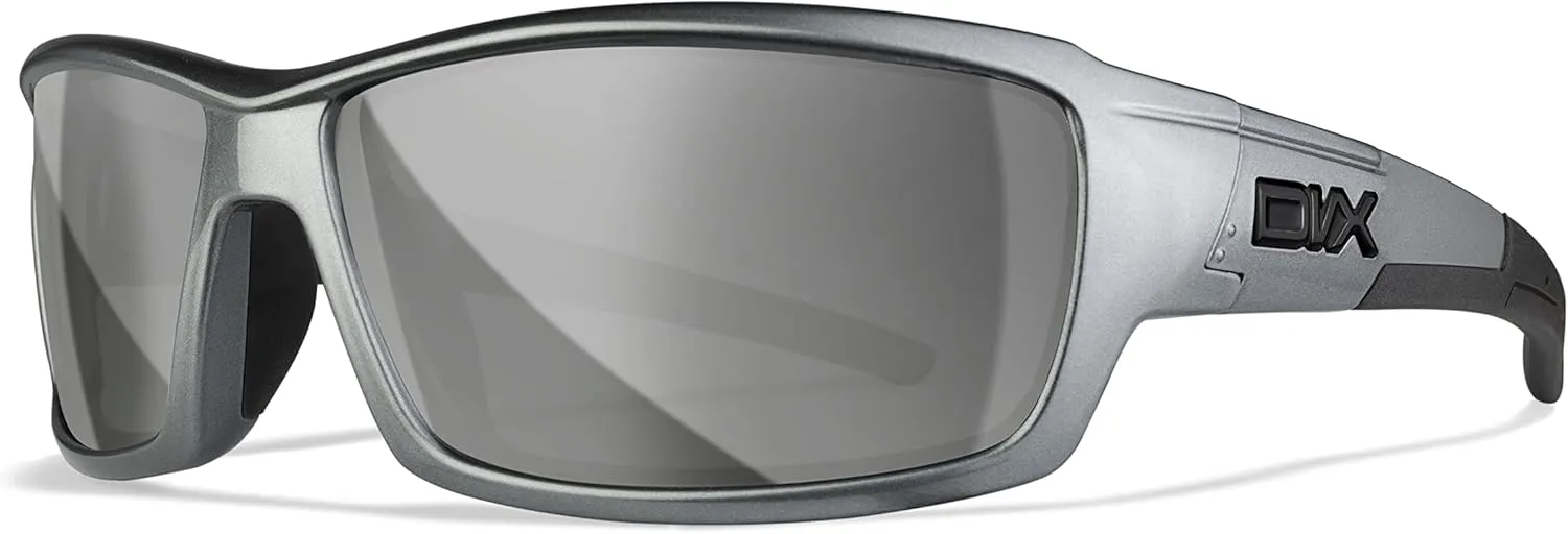 DVX NOISE Silver Flash Lenses with Metallic Silver Frame