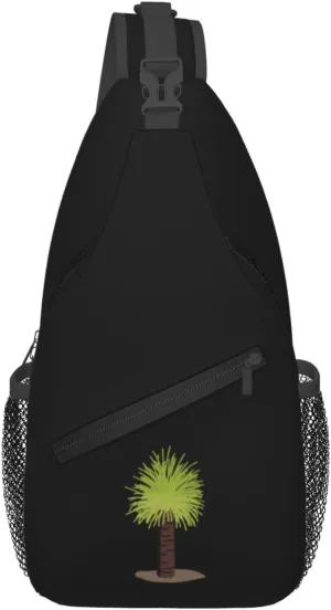 Dwarf Tree Crossbody Bags For Women Men Chest Backpack Gym Shoulder Bag Travel Outdoor Sports Casual Crossbody Bags