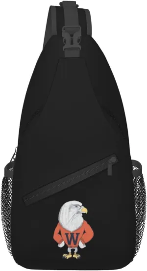 Eagle In Sweater Crossbody Bags For Women Men Chest Backpack Gym Shoulder Bag Travel Outdoor Sports Casual Crossbody Bags
