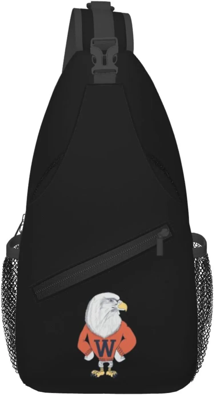 Eagle In Sweater Crossbody Bags For Women Men Chest Backpack Gym Shoulder Bag Travel Outdoor Sports Casual Crossbody Bags