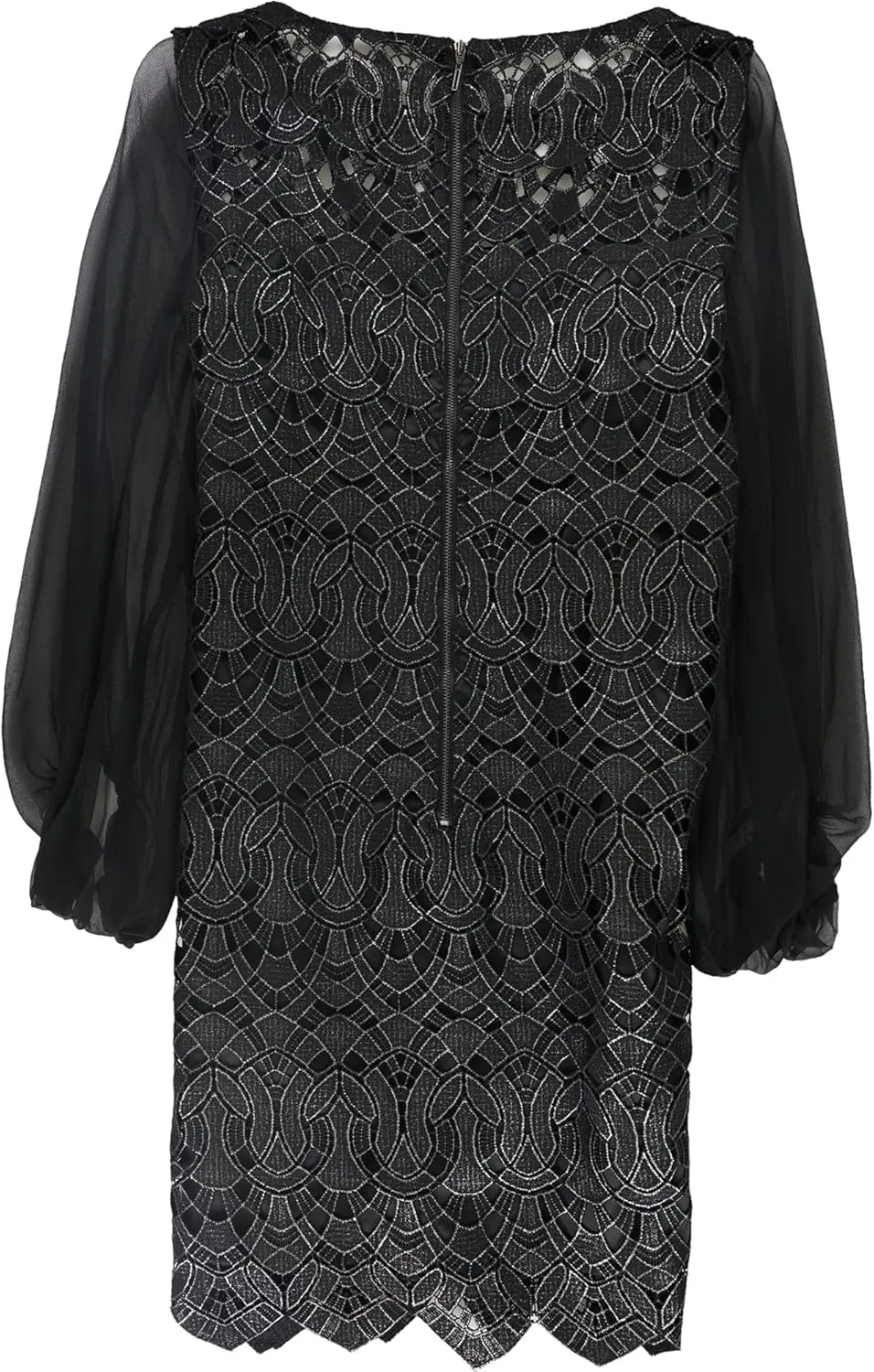 Elie Tahari Womens Metallic Cocktail Dress