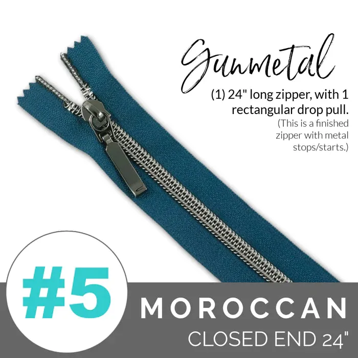 Emmaline 24" (#5) Closed Zippers