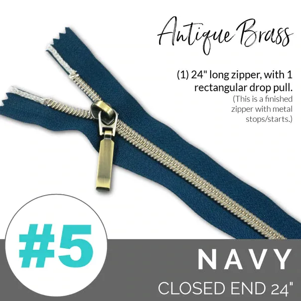 Emmaline 24" (#5) Closed Zippers