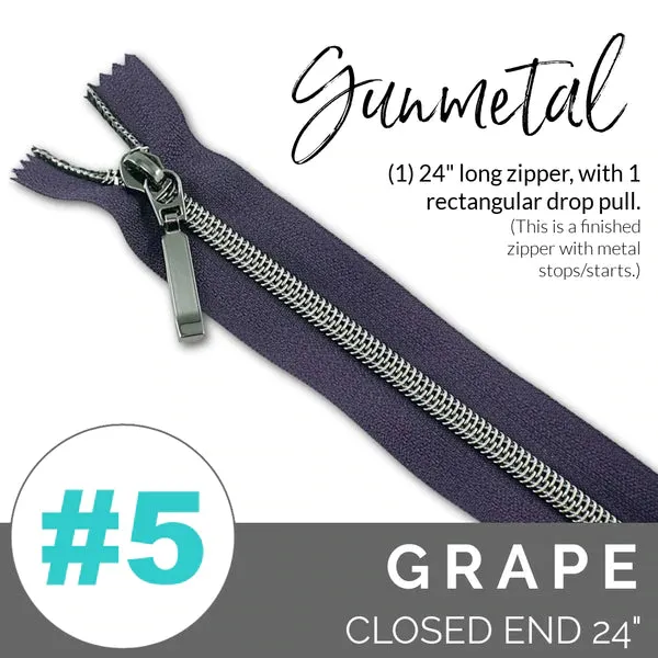 Emmaline 24" (#5) Closed Zippers