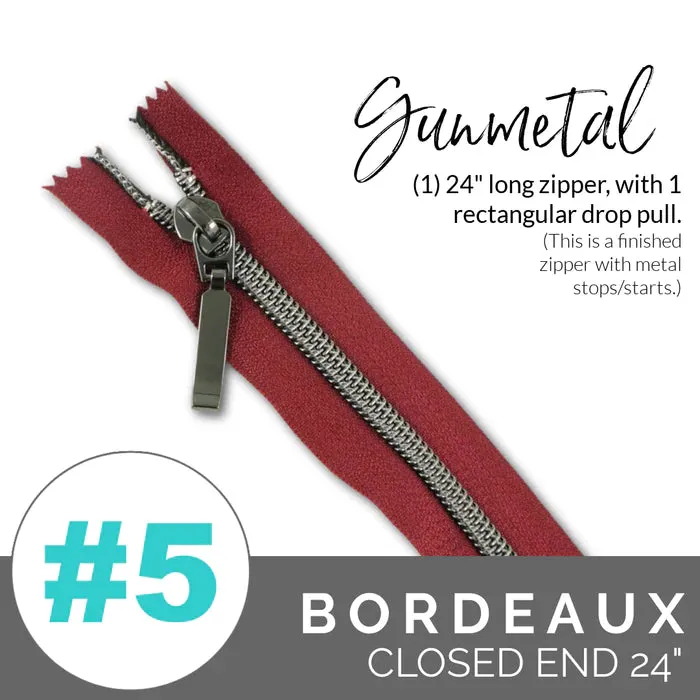 Emmaline 24" (#5) Closed Zippers