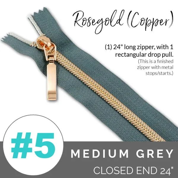 Emmaline 24" (#5) Closed Zippers