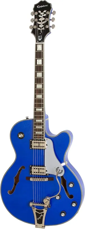 Epiphone Emperor Swingster Hollowbody, Delta Blue Metallic