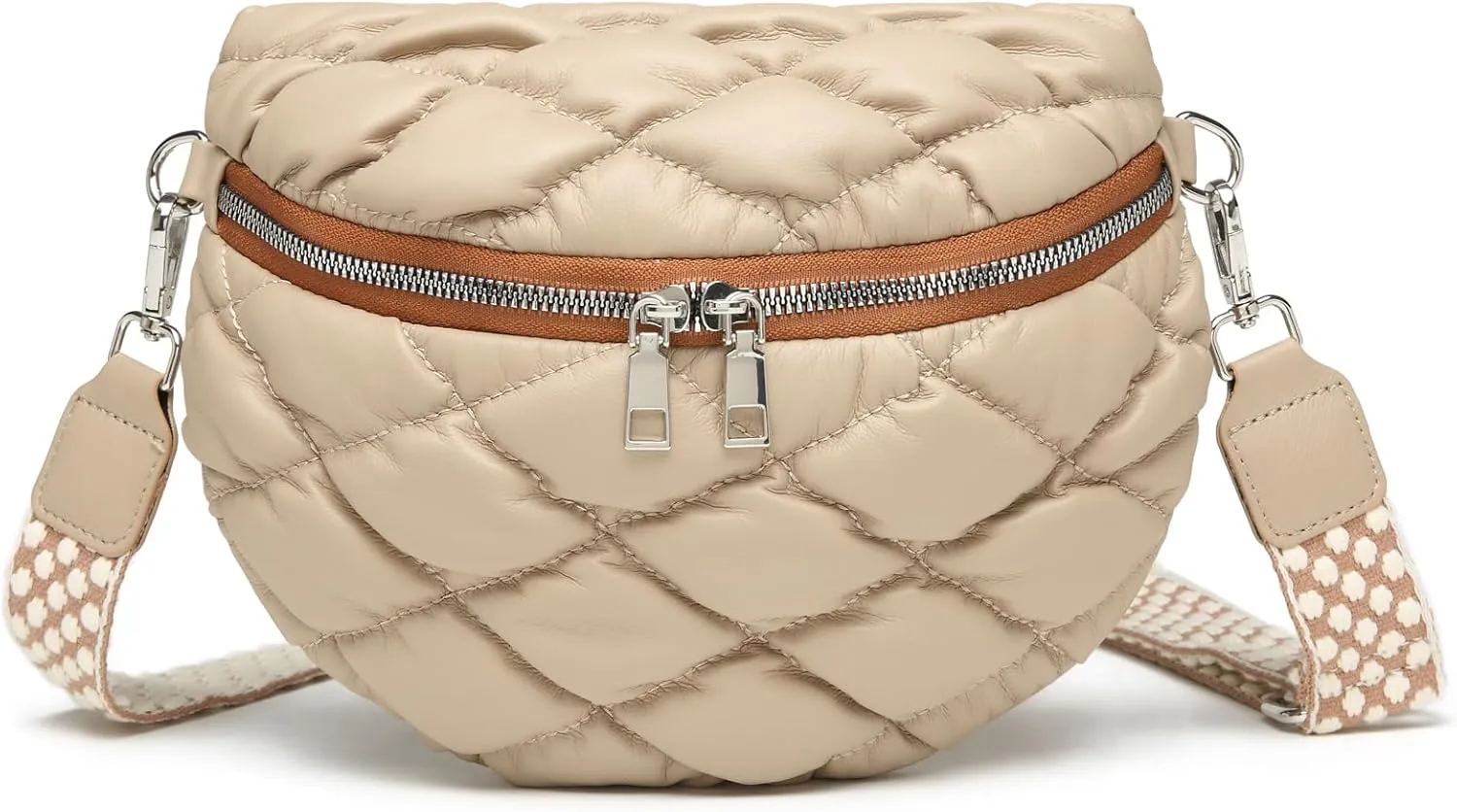 Eslcorri Crossbody Bags for Women - Fashion Sling Purse Shoulder Bag Fanny Pack Leather Causal Chest Bum Bag Cross Body Purse