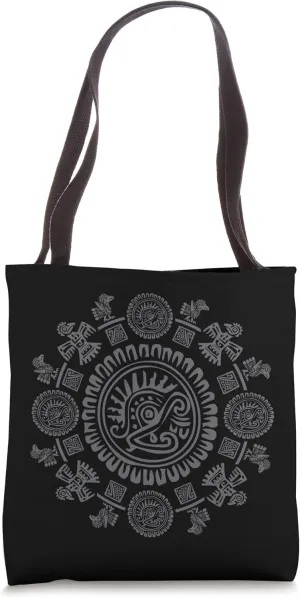 Ethnic patterns and mystical signs for travel and every day Tote Bag