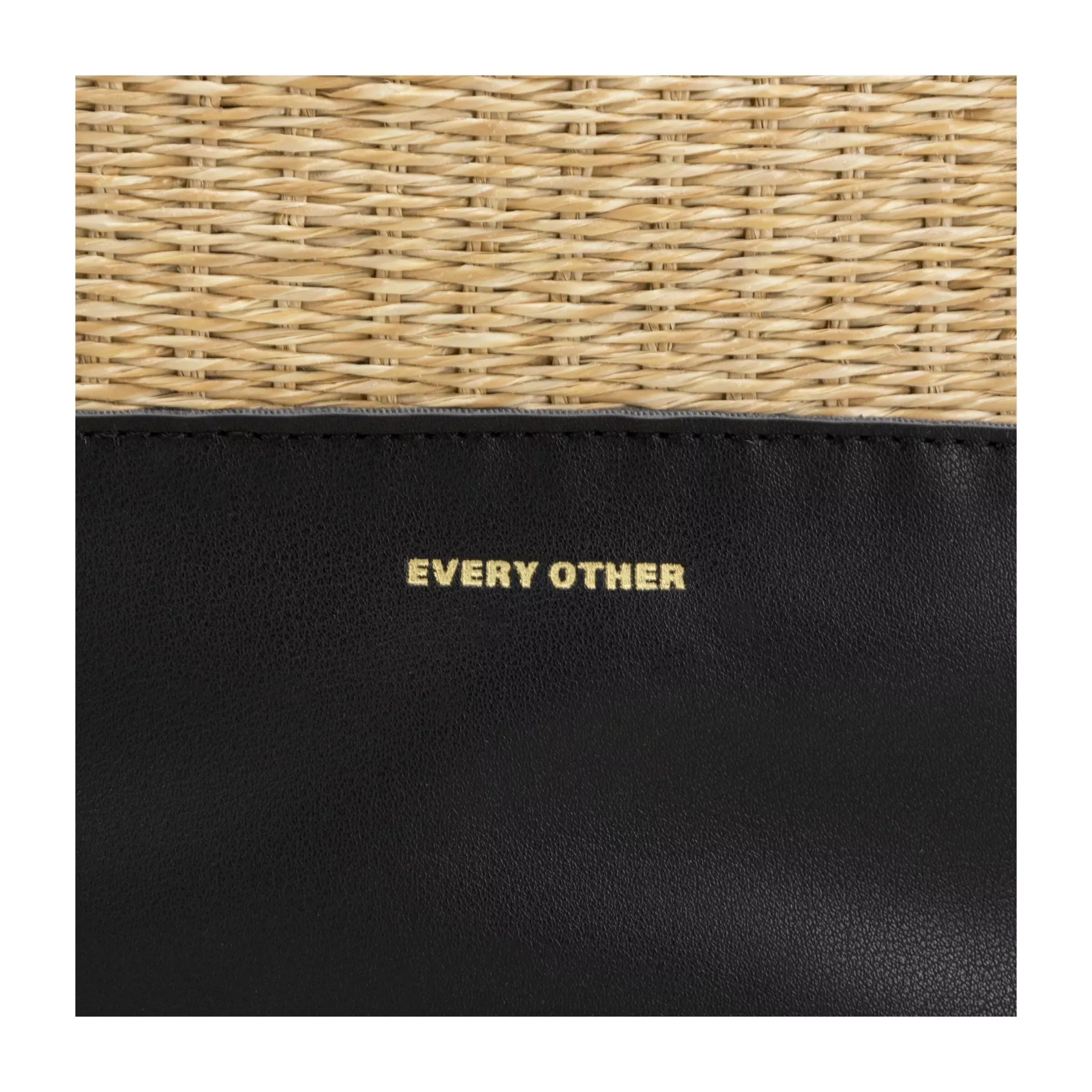 Every Other XL Soleil Rattan Tote Bag | Black