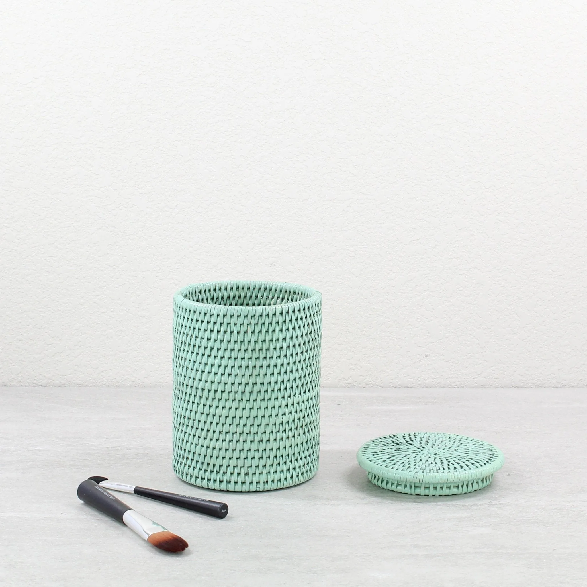 Exclusive Rattan Décor Collection: Perfect for Small Spaces-Sage Leaf