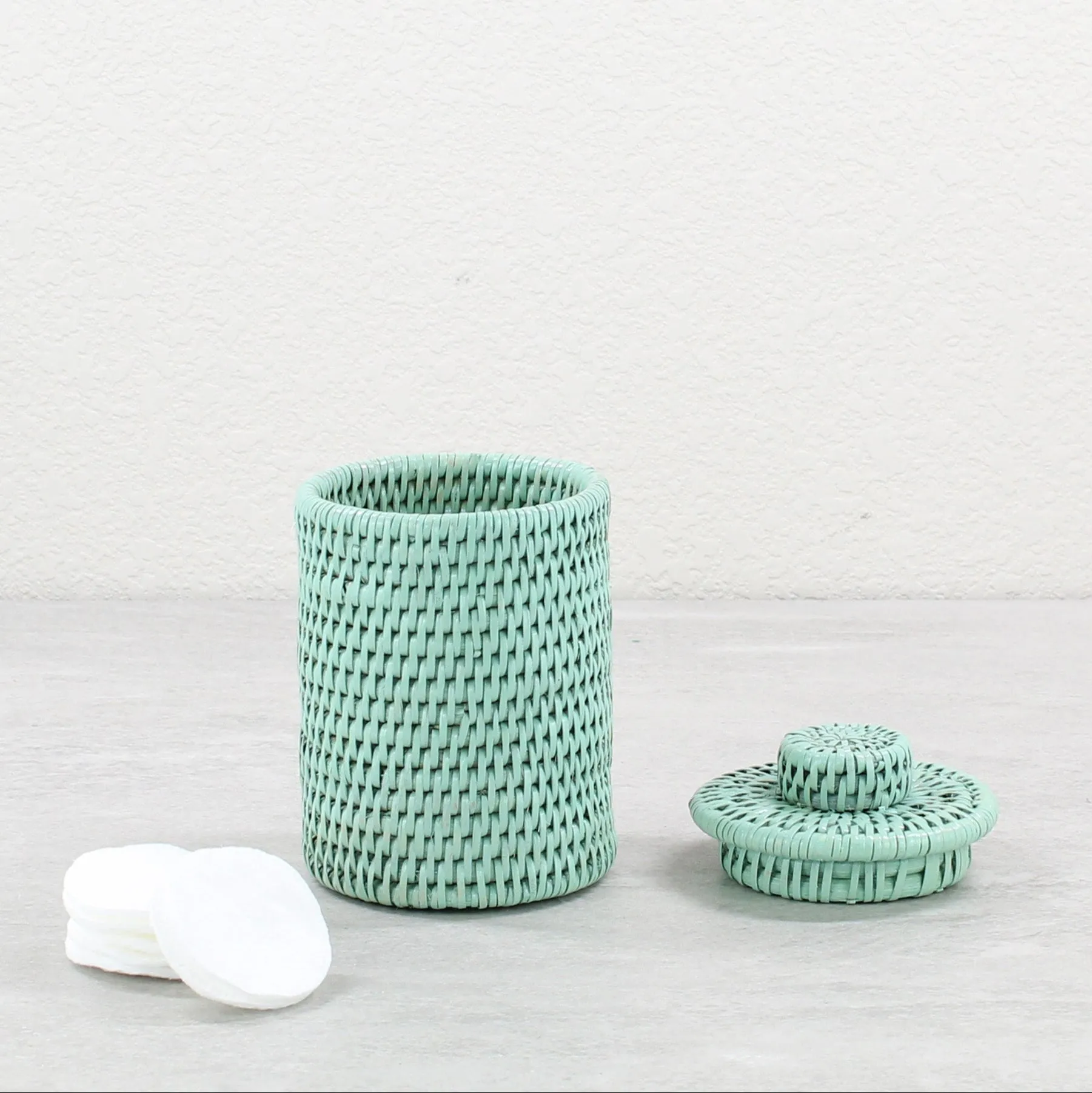 Exclusive Rattan Décor Collection: Perfect for Small Spaces-Sage Leaf
