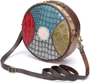 Eysee Shoulder Bags, Women Pouch, Cowhide Leather Cossbody Bags Multicolor