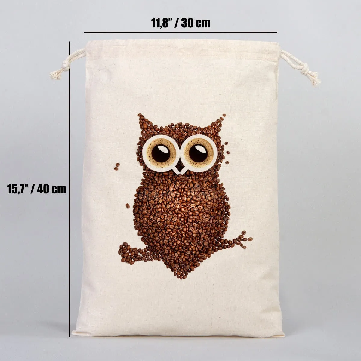 Fabric Pouch 12" W x 16" H (30 cm x 40 cm) -  (Customize)