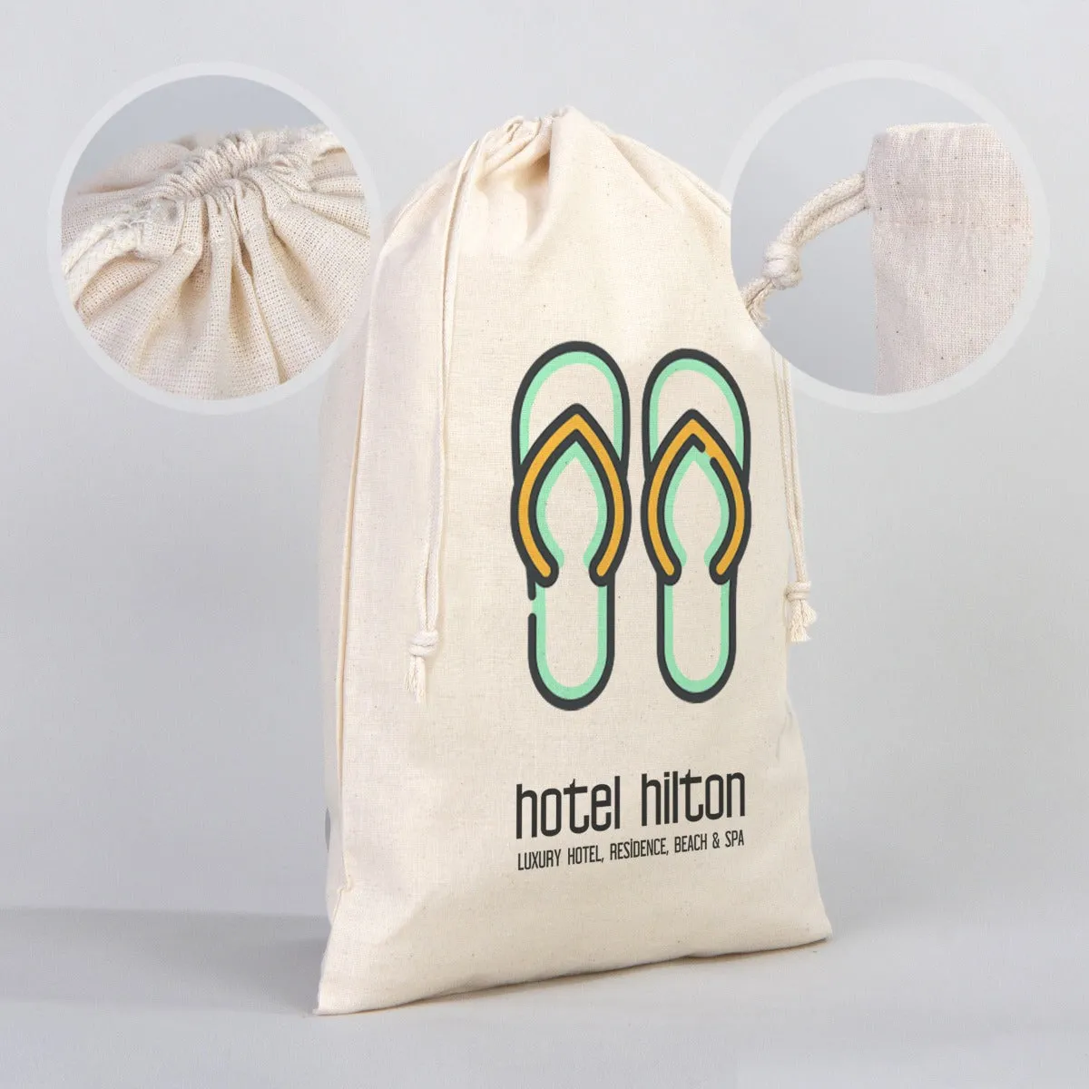 Fabric Pouch 12" W x 16" H (30 cm x 40 cm) -  (Customize)