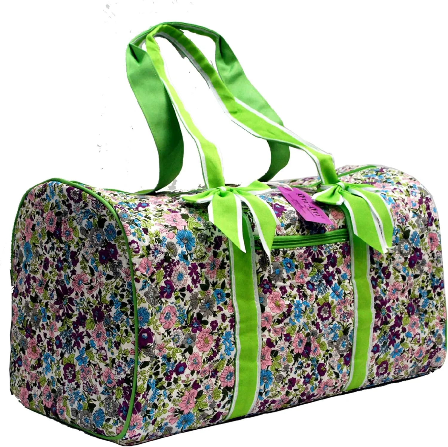 Fashionable Super Lightweight "Ori-Ori" Quilted Floral Carry-On Duffel Bag in 3 Patterns--BEST GIFT