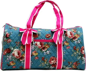 Fashionable Super Lightweight "Ori-Ori" Quilted Floral Carry-On Duffel Bag in 3 Patterns--BEST GIFT