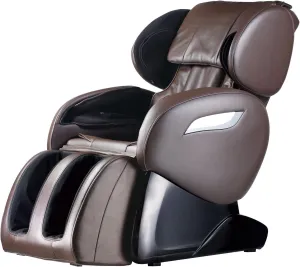FDW Massage Chair Zero Gravity Full Body Electric Shiatsu UL Approved Massage Chair Recliner with Foot Rollers Built-in Heat Therapy Air Massage System Stretch Vibrating Home Office PS4