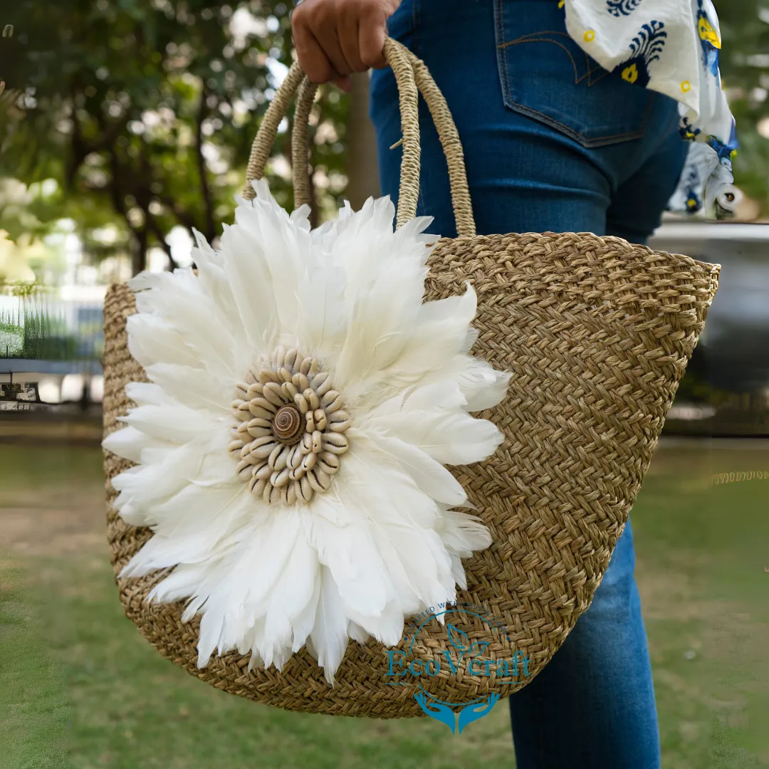 Feather Tote Bag