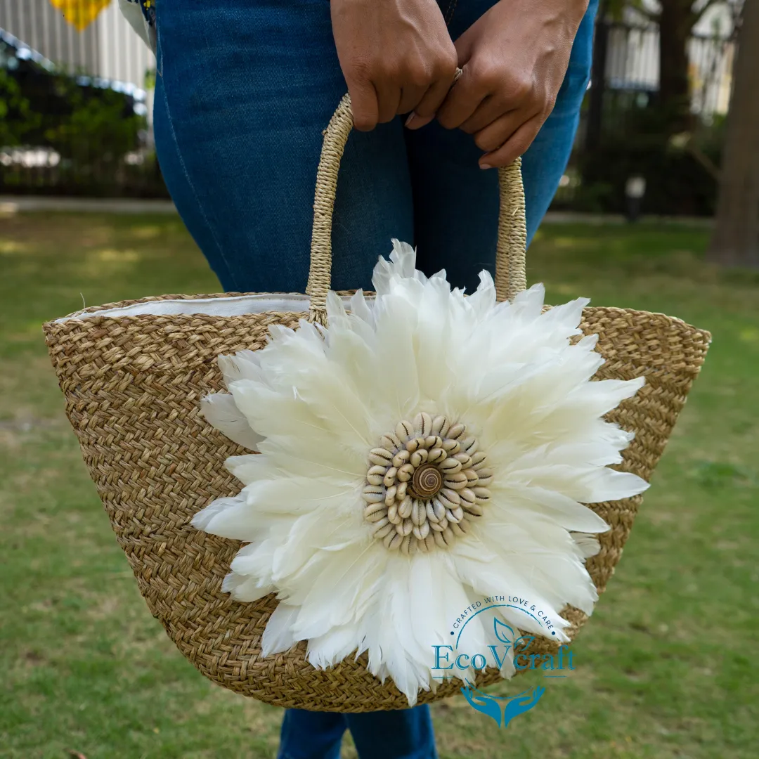 Feather Tote Bag