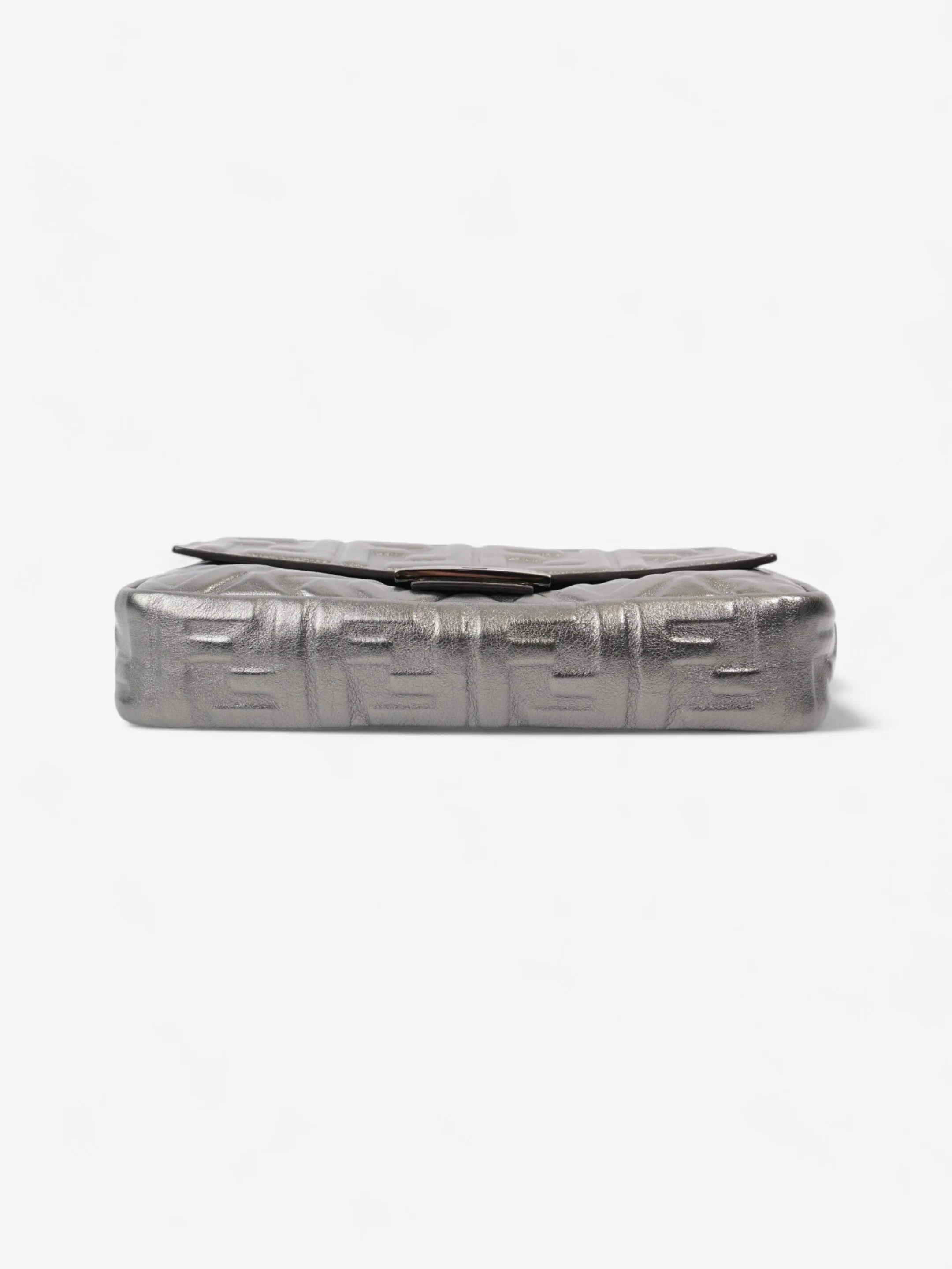 Fendi Baguette Metallic Lambskin Leather Medium