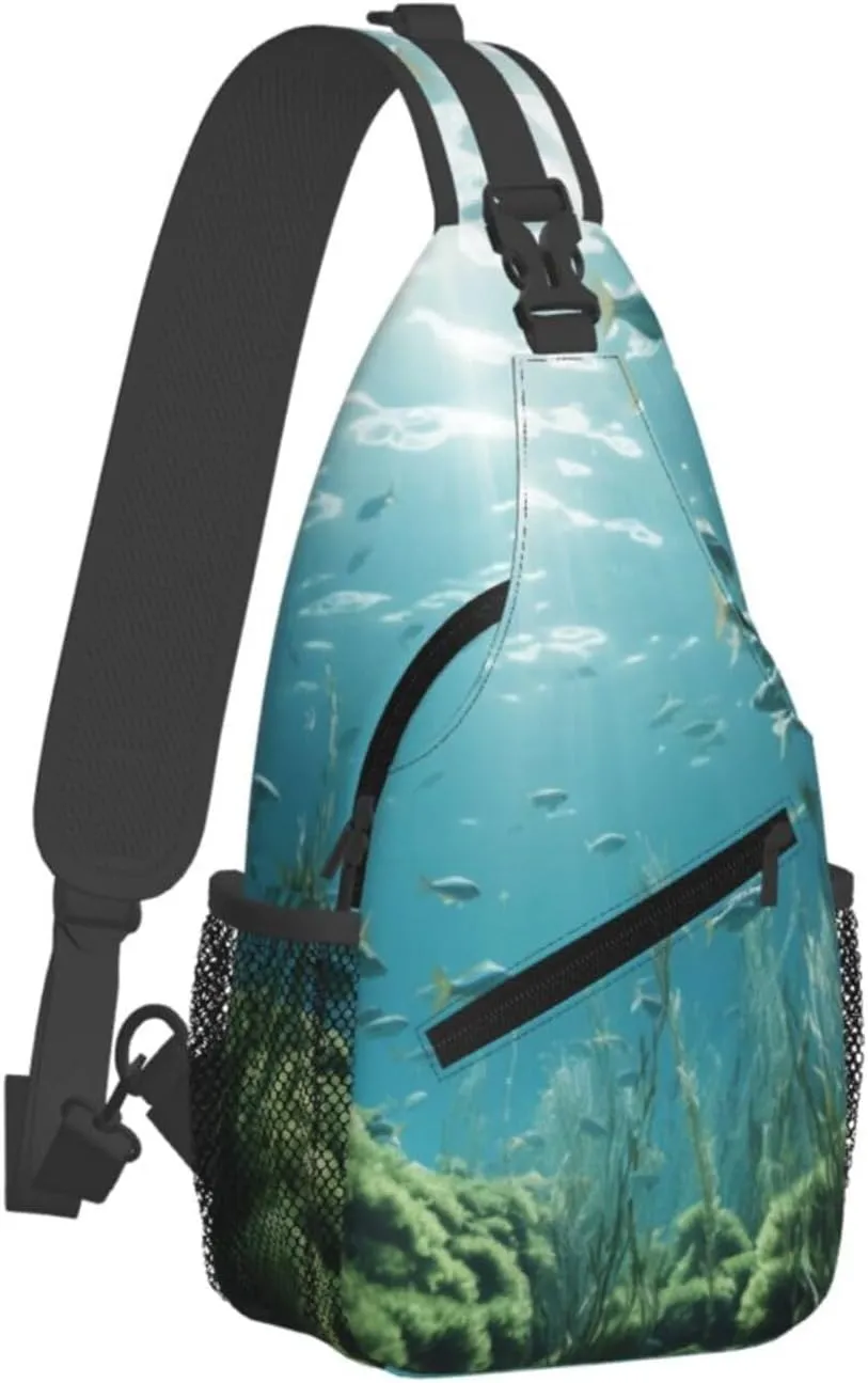 Fighting Aliens Men's And Women's Small Crossbody Bags Chest Bags Daily Bags Are Suitable For Outdoor Hiking Trips