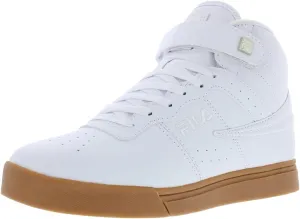 Fila Men's Vulc 13 MP Gum Casual Sneakers, White, Faux Leather, Rubber, 8 M