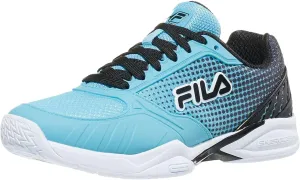 Fila Volley Zone Tie Dye Womens Pickleball Shoe Pink Glo/White/Metallic Silver