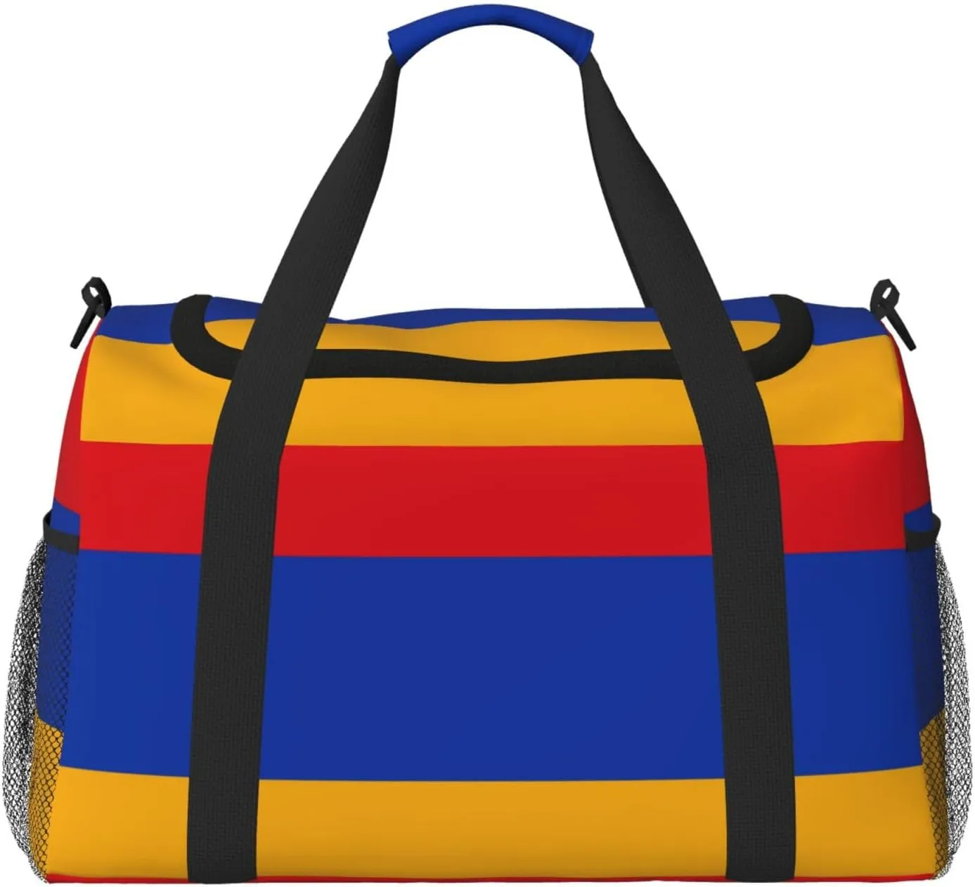 Flag Of Armenia Travel Duffel Bag Large Foldable Waterproof Overnight Bag For Beach Swim Bags Pool Sports Gym