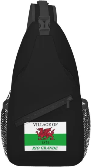 Flag Of Rio Grande, Ohio Crossbody Bags For Women Men Chest Backpack Gym Shoulder Bag Travel Outdoor Sports Casual Crossbody Bags